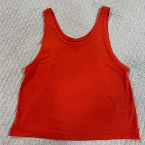 Madewell Orange Tank Top